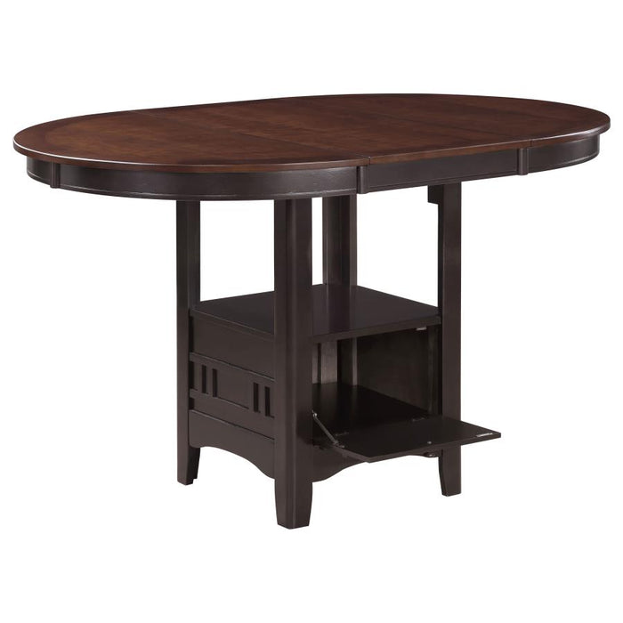 Wexford Modern Light Chestnut Two-Tone 5-Piece Counter Height Table & Chair Set