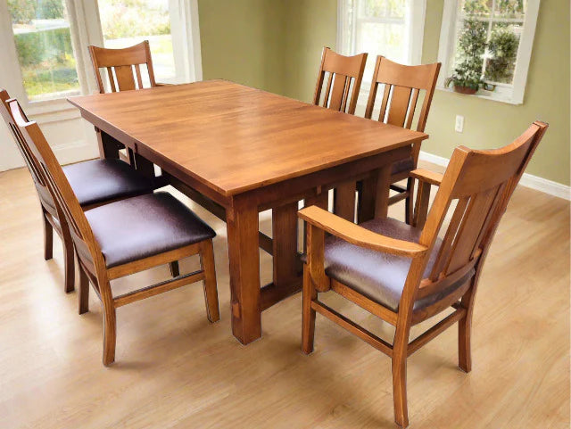 Set of 6 mission dining chairs