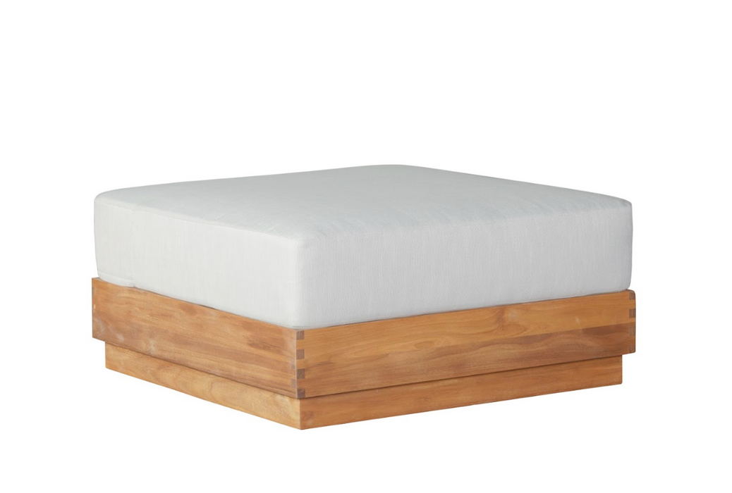 Paradiso Outdoor Teak Natural Ottoman