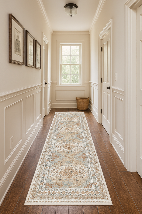 Serapi Collection Area Rug Ultra Soft Washable Rug, Non Slip Area Rug Indoor, Stain Resistant Rugs for Living Room Bedroom Vintage Home Decor