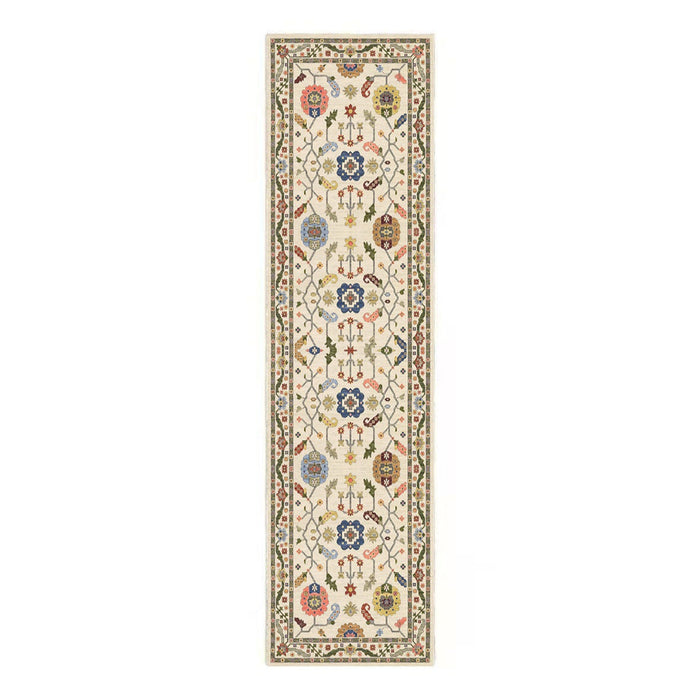 Arts and Crafts Collection Area Rug Ultra Soft Washable Rug, Non Slip Area Rug Indoor, Stain Resistant Rugs for Living Room Bedroom Vintage Home Decor