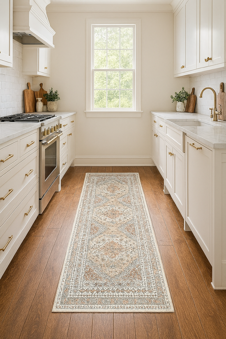 Serapi Collection Area Rug Ultra Soft Washable Rug, Non Slip Area Rug Indoor, Stain Resistant Rugs for Living Room Bedroom Vintage Home Decor