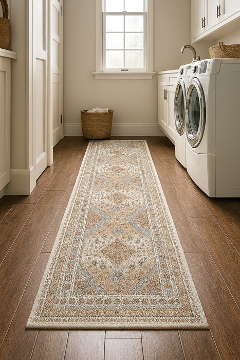 Serapi Collection Area Rug Ultra Soft Washable Rug, Non Slip Area Rug Indoor, Stain Resistant Rugs for Living Room Bedroom Vintage Home Decor