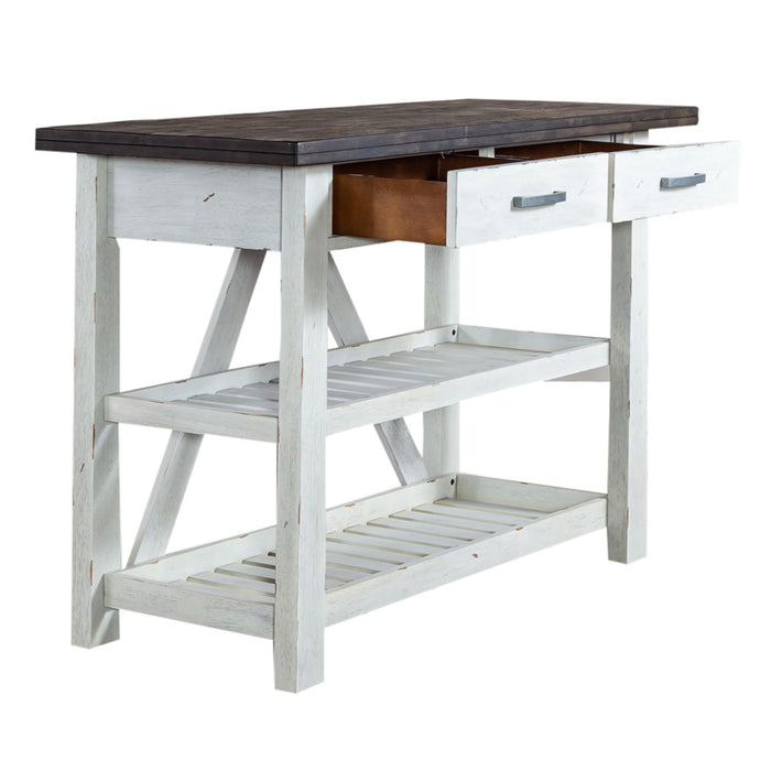 Willow Creek Farmhouse Server / Console / Bookshelf - 55"