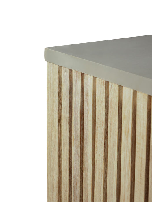 Eclipse Outdoor Solid Teak Wood Natural Look Kitchen Island