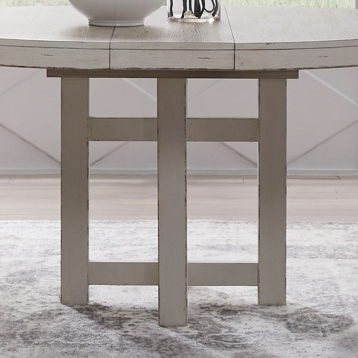 Autumn Leaf Rustic Farmhouse Dining Table and Chair Set