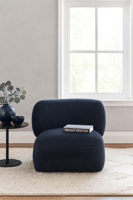 Forma Mid-Century Modern Swivel Livingroom Chair - Blue