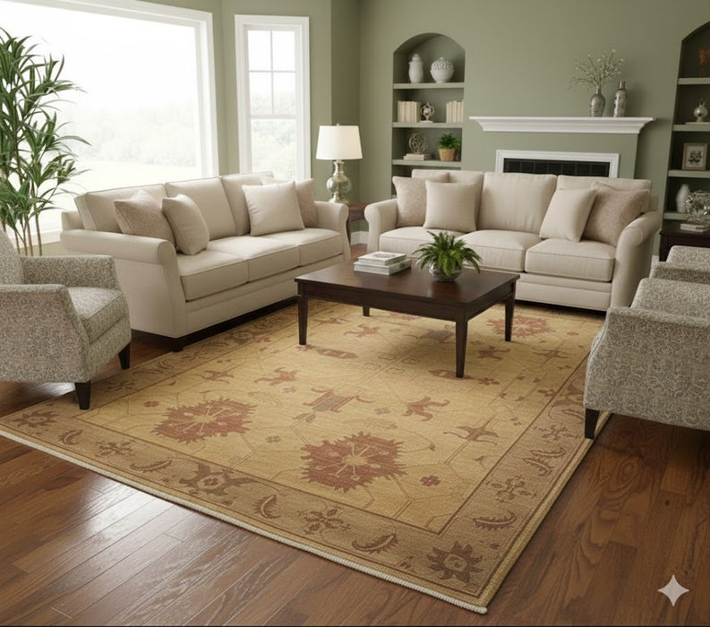 Afghan Kilim Handwoven flatweave Rug - Size 9' 8" x 14' 3"