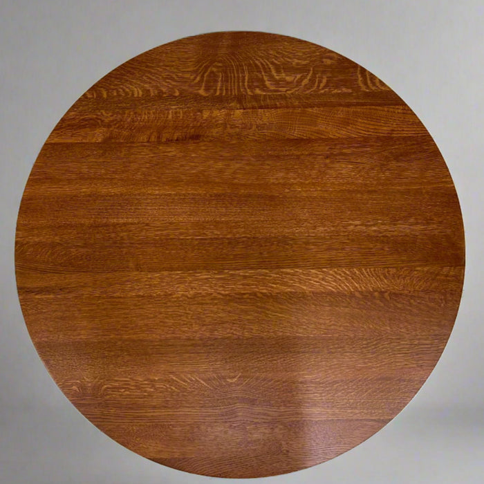 Mission Quarter Sawn  Oak Round Dining Table, Kitchen Table - 42"