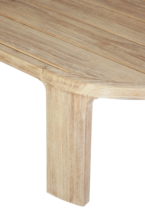 Eclipse Outdoor solid Teak Wood Sofa Set - Gray fabric