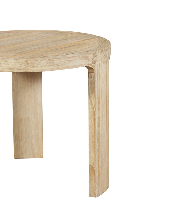 Eclipse Outdoor solid Teak Wood Sofa Set - Gray fabric