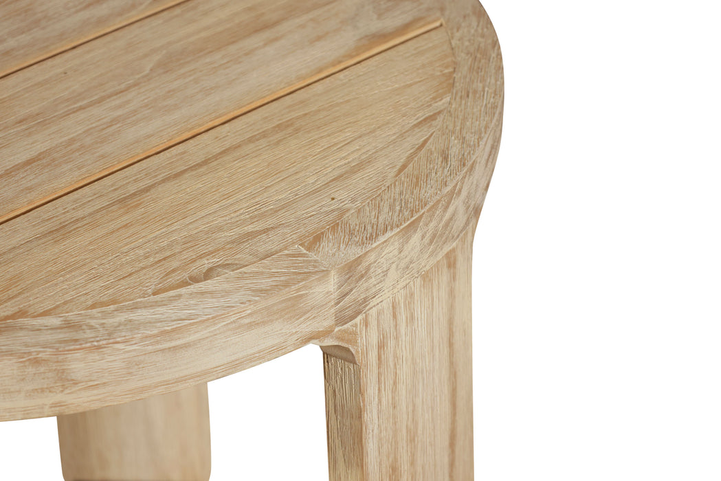 Eclipse Outdoor solid Teak Wood Sofa Set - Gray fabric