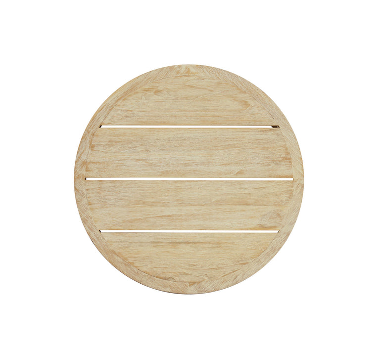 Eclipse Outdoor solid Teak Wood Sofa Set - Gray fabric