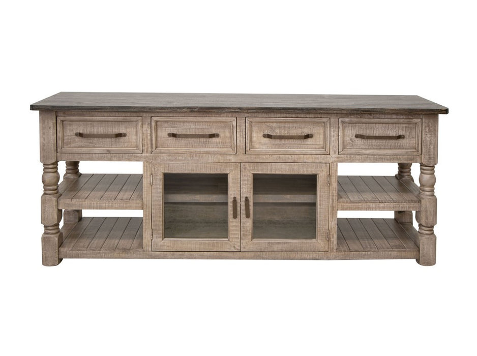 Aria Solid Wood TV Stand - 78.75"