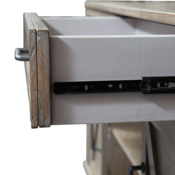 Ruston Collection Buffet Server – Weathered Wood Finish