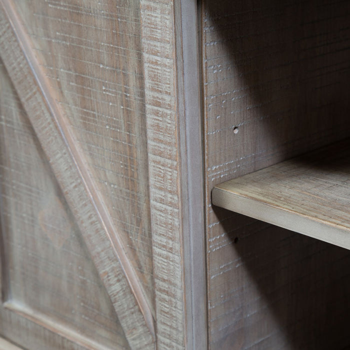 Ruston Collection Buffet Server – Weathered Wood Finish