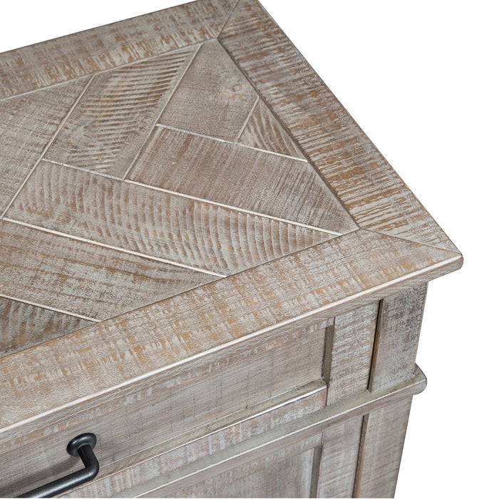 Ruston Collection Buffet Server – Weathered Wood Finish
