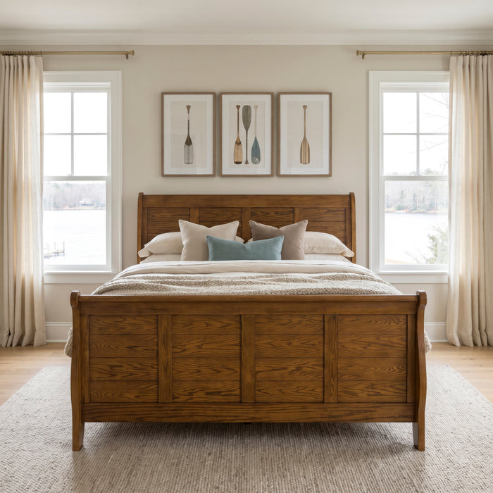 Grandpas Cabin Sleigh Bedroom Set