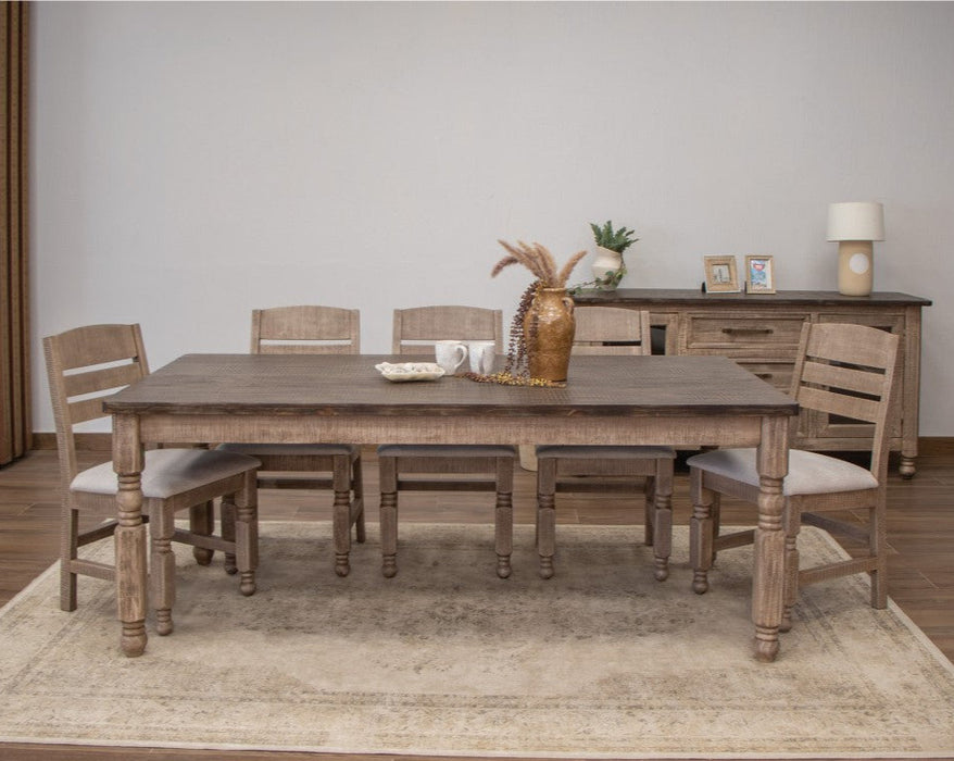 Aria Solid Wood Dining Table Set