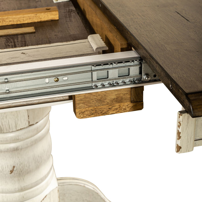 Marenza Rustic Modern Farmhouse Solid Wood Dining Set