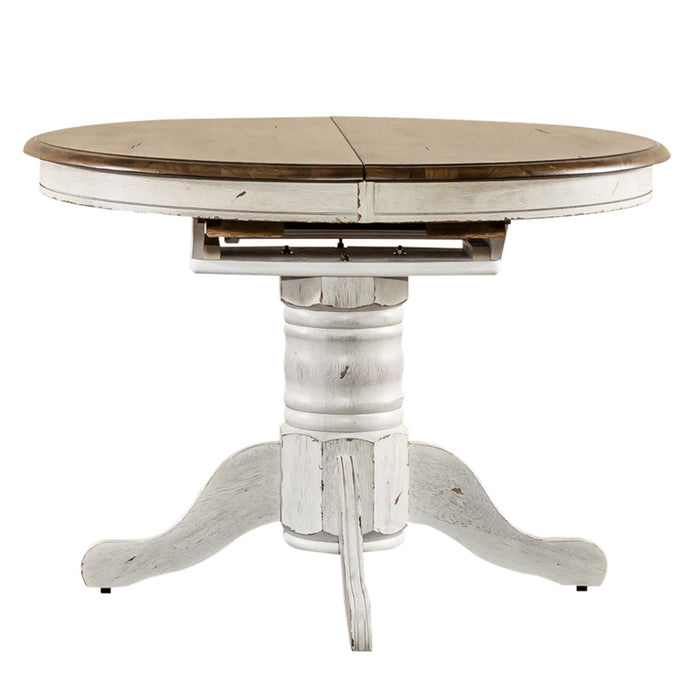 Marenza Rustic Modern Farmhouse Solid Wood Dining Set