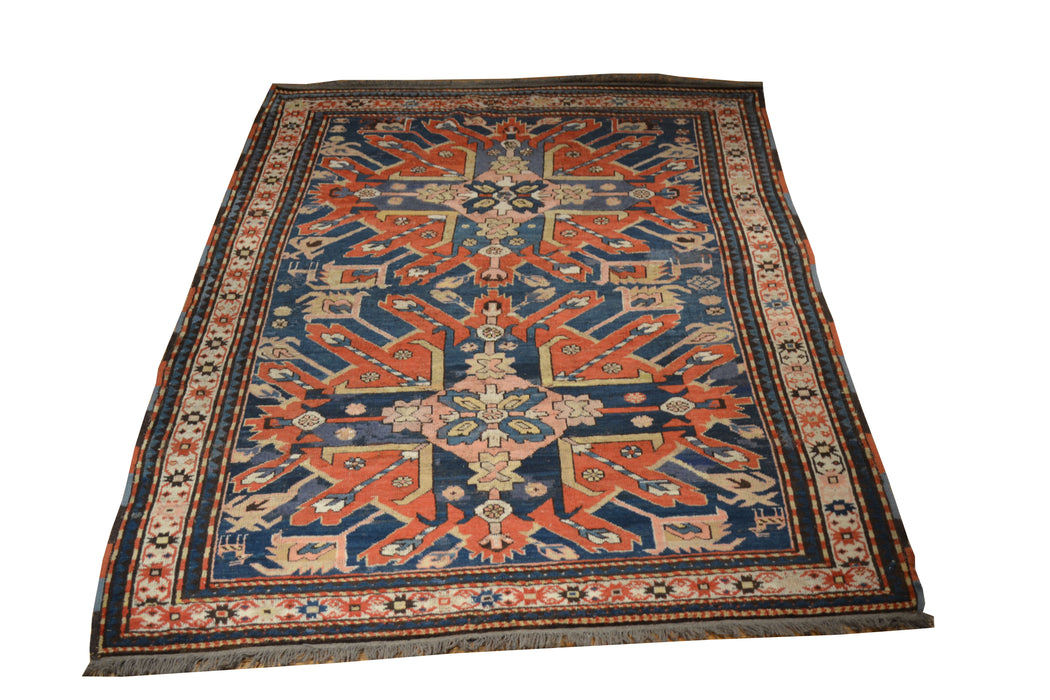 Layaway Antique Caucassion Kazak / Oriental Rug 4'8" x 7'9"
