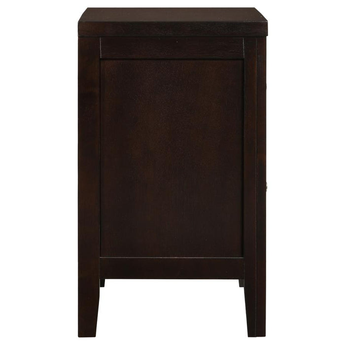 Moss Cappuccino Nightstand – Modern Bedside Table