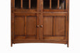 Pre-Order Mission Oak 4 Door Display China Cabinet - Walnut - 49"W