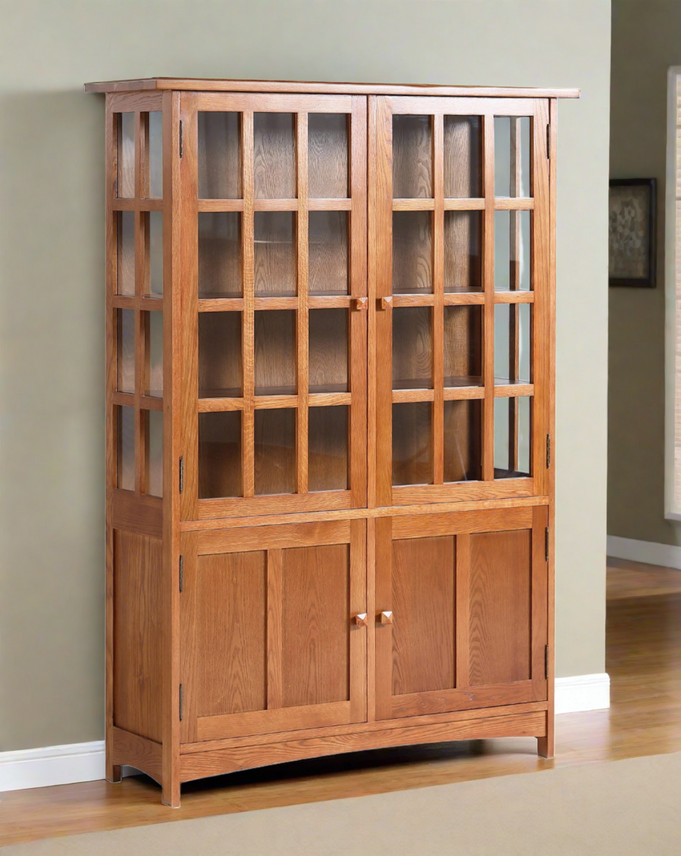 Curio Cabinet By Crafters & Weavers