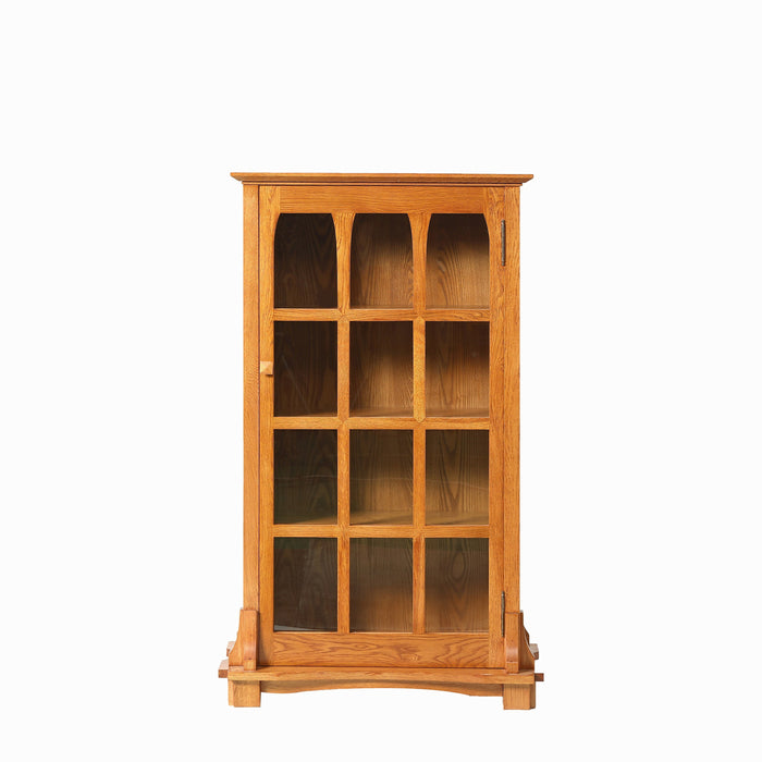 Mission Solid Oak Display Bookcase (2 Colors Available)