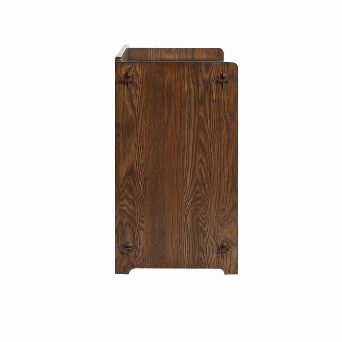 Mission Oak 3 Door Console - Walnut (W1)