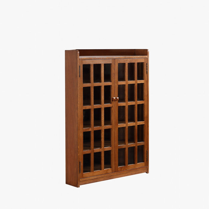 Mission Oak Corner Bookcase / Cabinet - Michael's Cherry