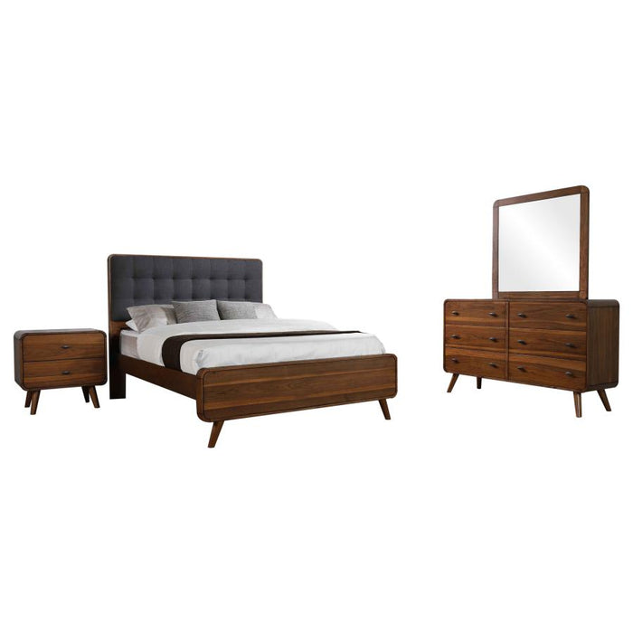 Elowen Bedroom Set – Dark Walnut