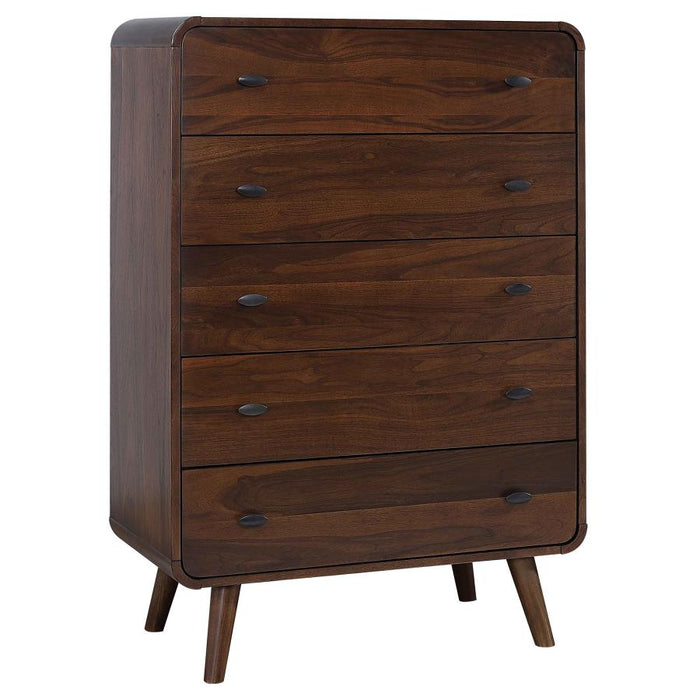 Trevalo Bedroom Chest, Five-Drawer Design
