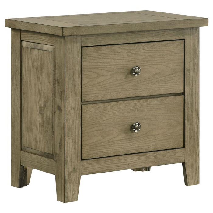 Modern Kivon Vineyard Oak Nightstand