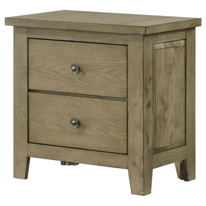 Modern Kivon Vineyard Oak Nightstand