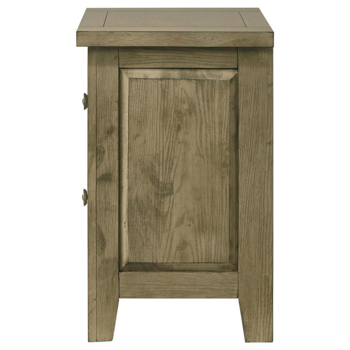 Modern Kivon Vineyard Oak Nightstand