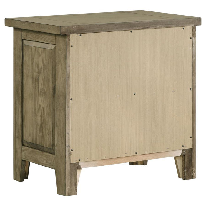 Modern Kivon Vineyard Oak Nightstand
