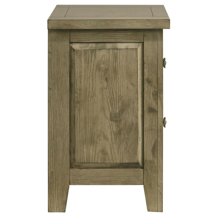 Modern Kivon Vineyard Oak Nightstand