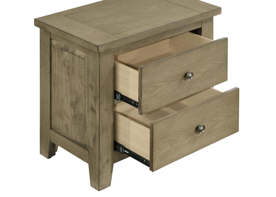 Modern Kivon Vineyard Oak Nightstand