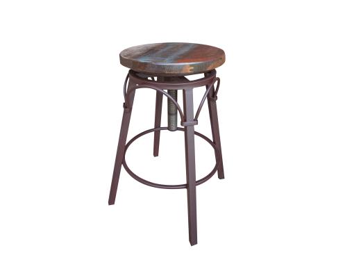 Antique, Barstool with variable height adjustment