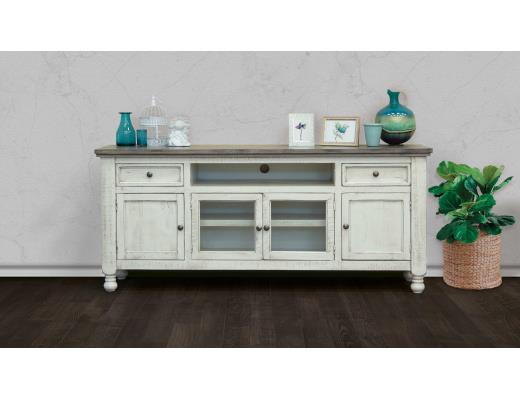 Stone, 2 Drawer 4 Doors 80" TV Stand