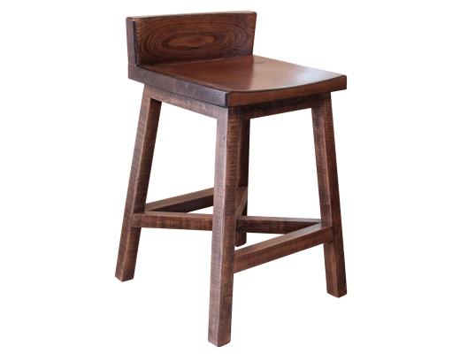 Pueblo, 24" Wooden Stool