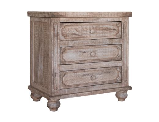 Set of 2 Aruba, 3 Drawer Nightstand