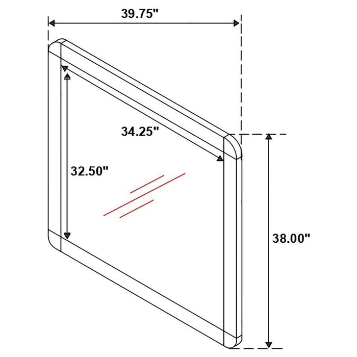 Mavora Mid-century 5-piece Bedroom Set Light Ash