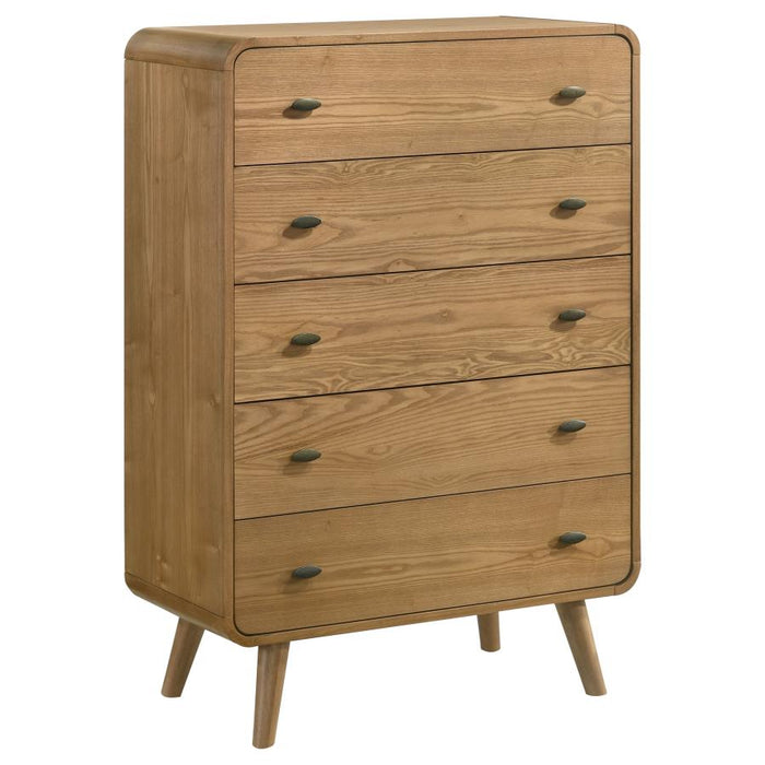 Trevalo Bedroom Chest, Five-Drawer Design