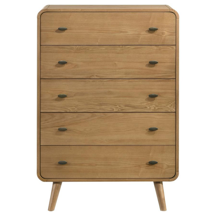 Trevalo Bedroom Chest, Five-Drawer Design