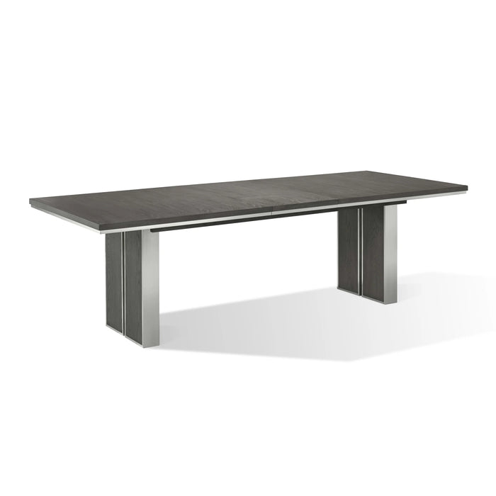 Grigio Extension Dining Table in Thunder Grey