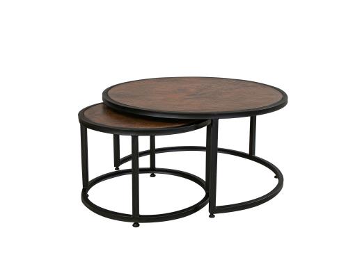 Blackburn, Copper Top & Iron Base Cocktail Table