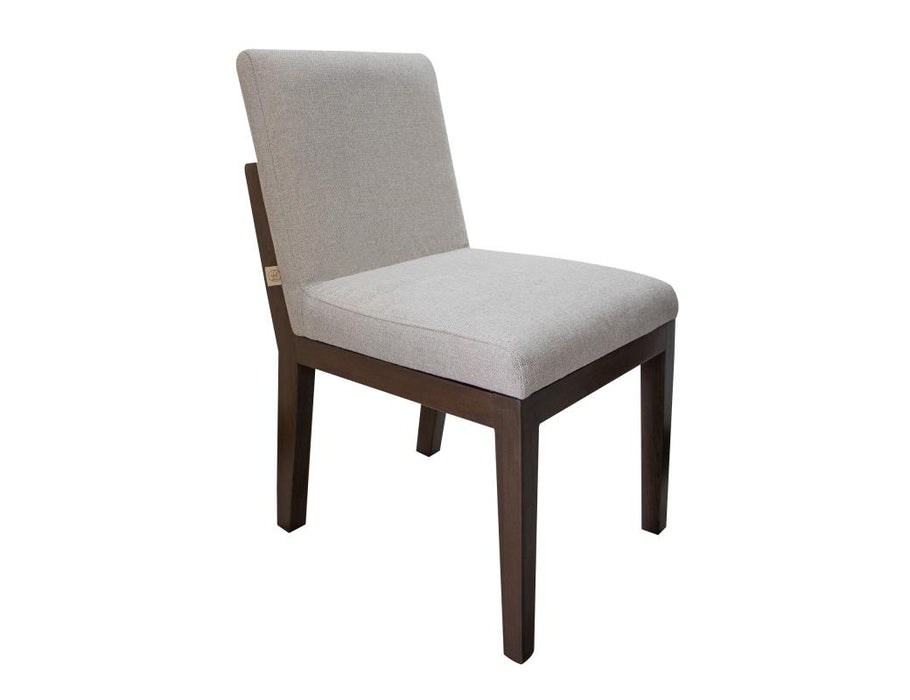 Set of 2 Natural Parota, Wooden Chair